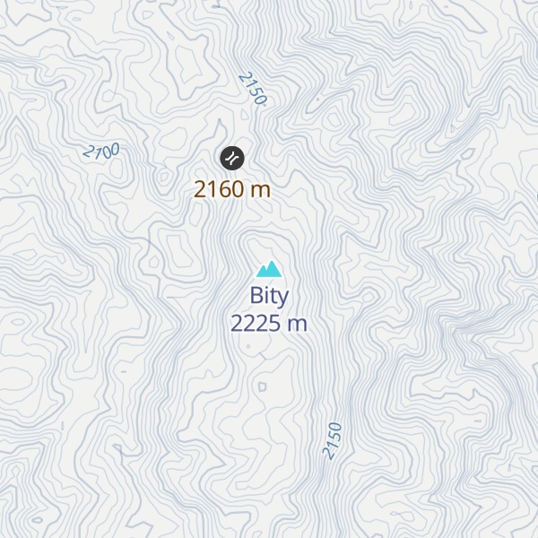 Map of Bity