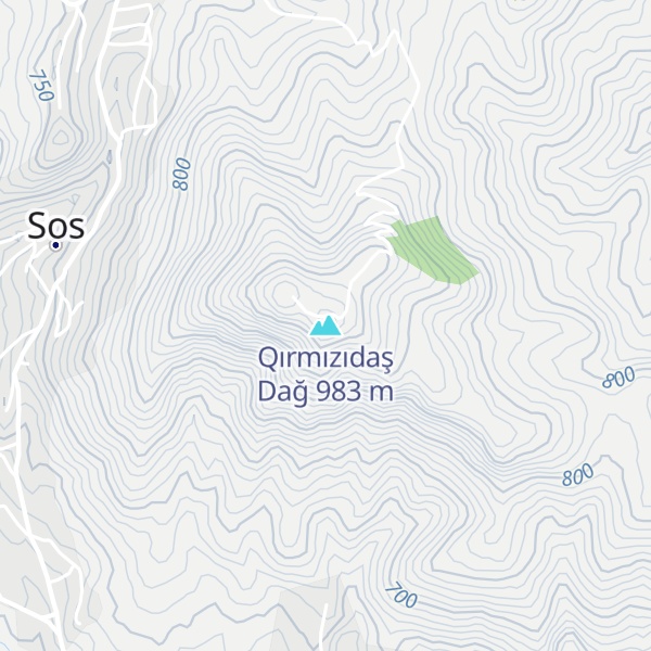Map of Qırmızıdaş Dağ