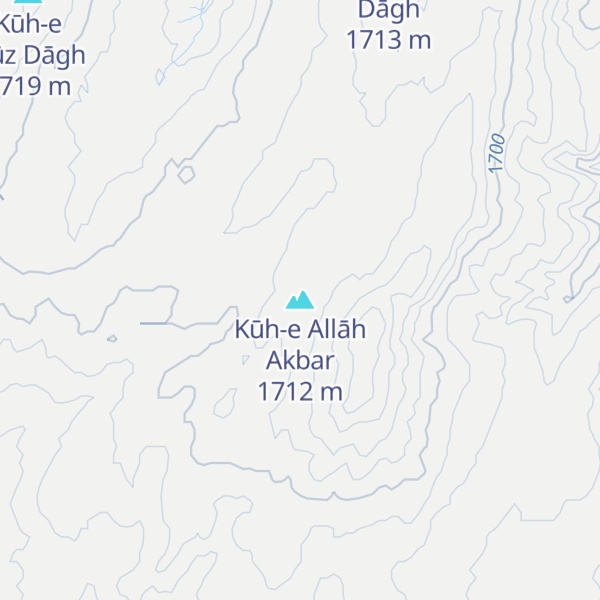Map of Kūh-e Allāh Akbar