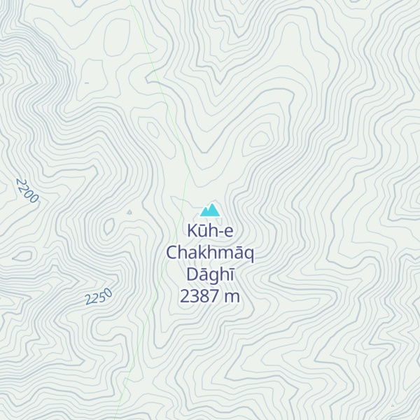 Map of Kūh-e Chakhmāq Dāghī