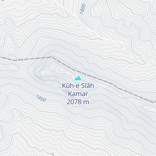 Map of Kūh-e Sīāh Kamar