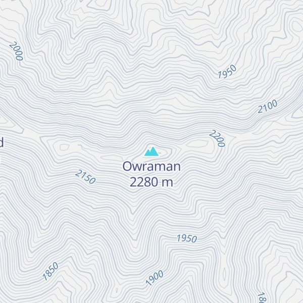 Map of Owraman