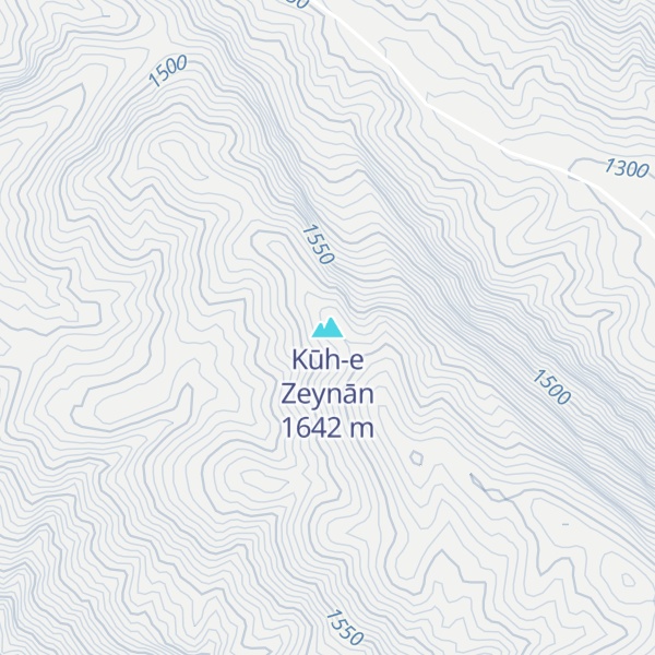 Map of Kūh-e Zeynān