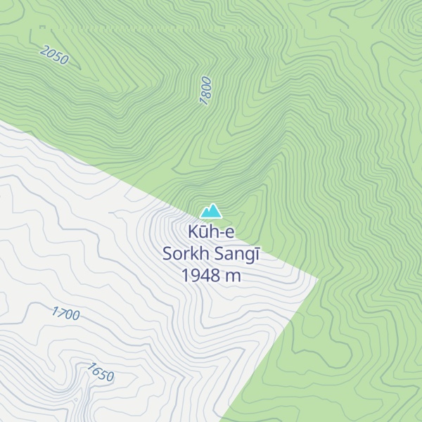 Map of Kūh-e Sorkh Sangī
