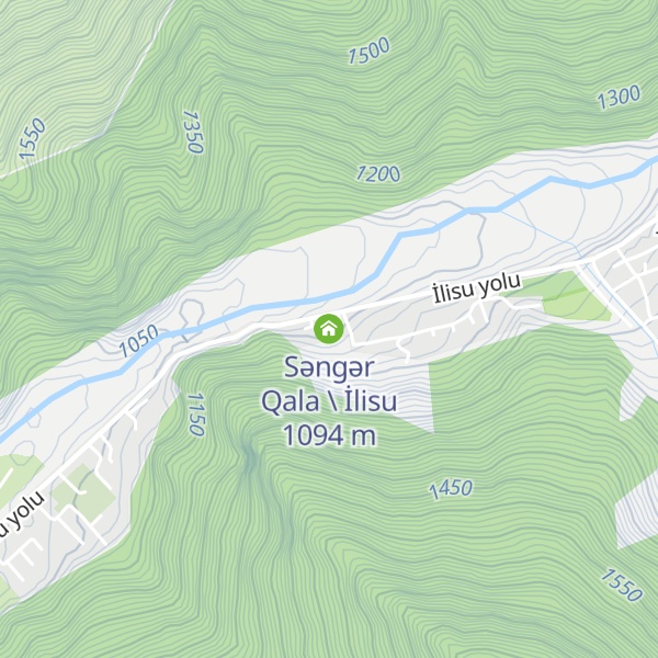 Map of Səngər Qala \ İlisu
