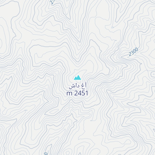 Map of آغ داش
