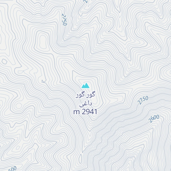 Map of گور گور داغی