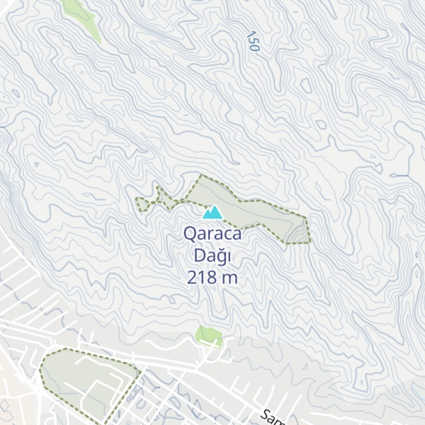 Map of Qaraca Dağı