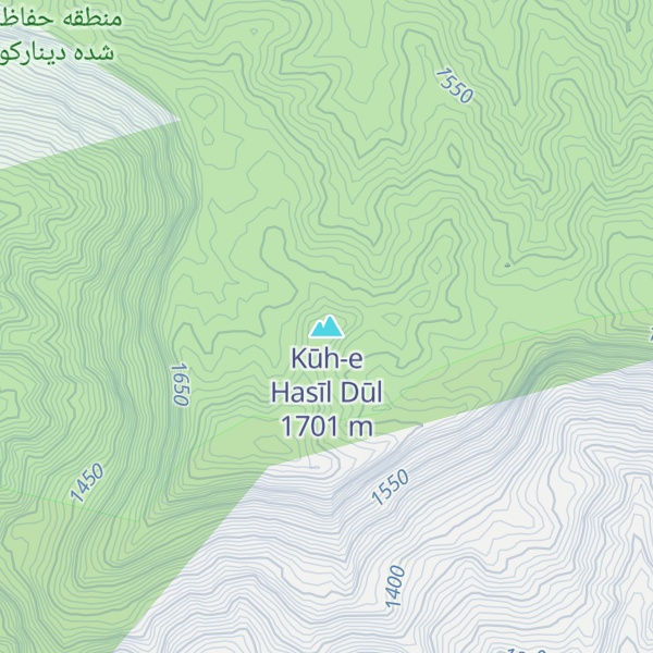 Map of Kūh-e Hasīl Dūl