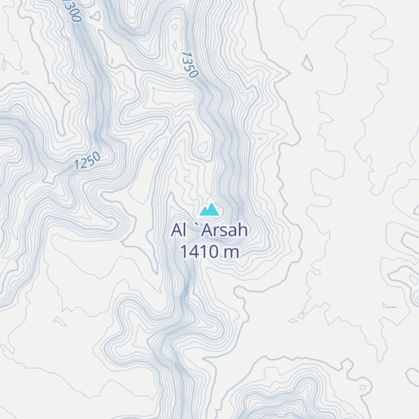 Map of Al `Arsah