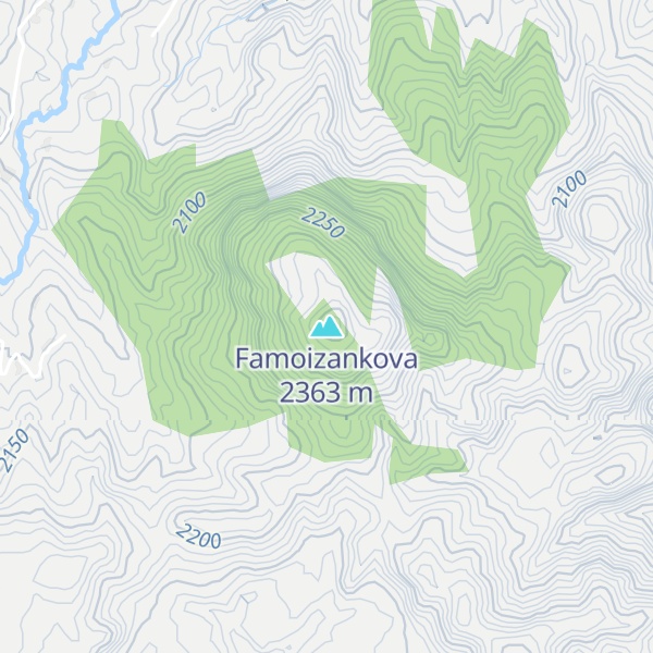 Map of Famoizankova