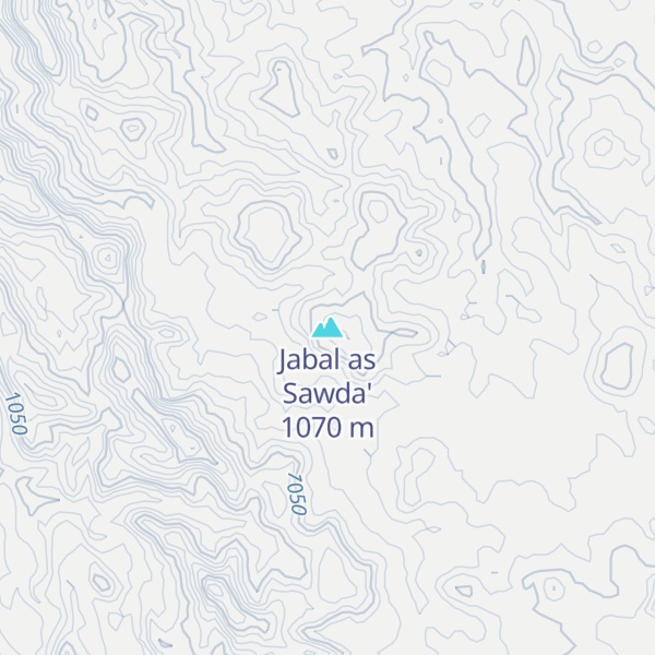Map of Jabal as Sawda'