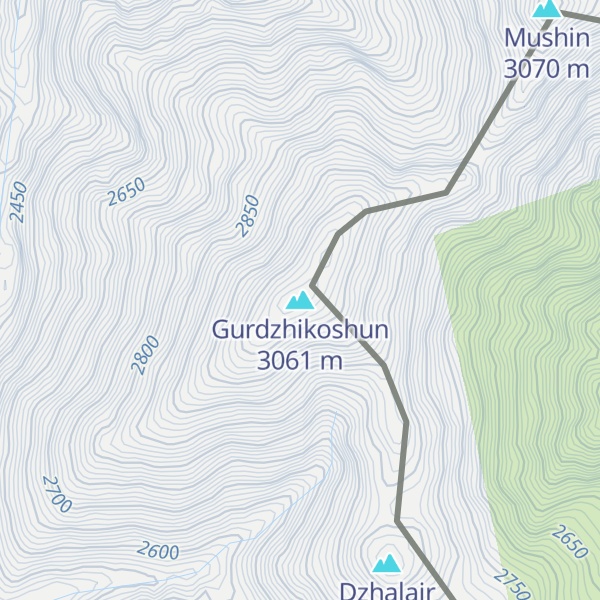 Map of Gurdzhikoshun