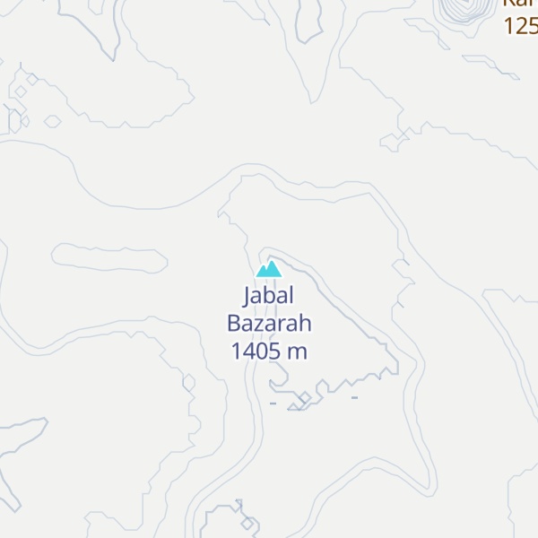 Map of Jabal Bazarah