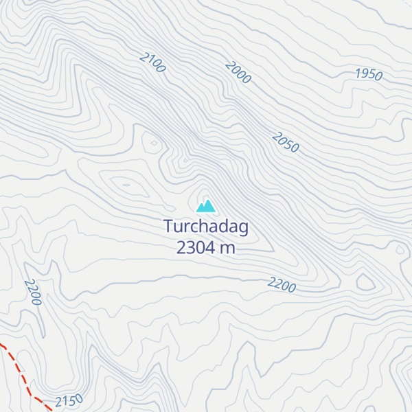 Map of Turchadag