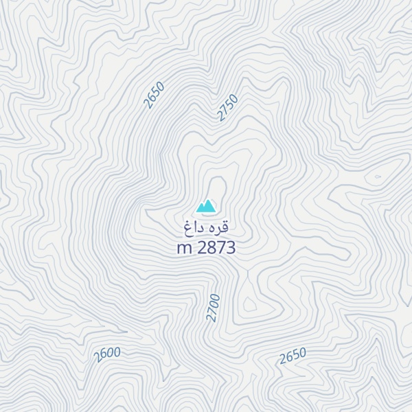 Map of قره داغ