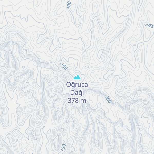 Map of Oğruca Dağı