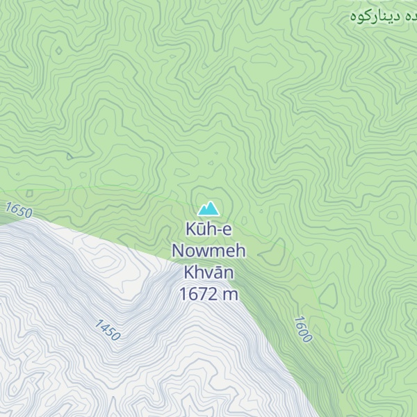 Map of Kūh-e Nowmeh Khvān