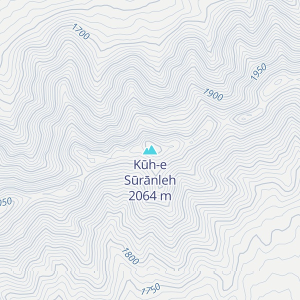 Map of Kūh-e Sūrānleh