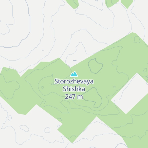 Map of Storozhevaya Shishka