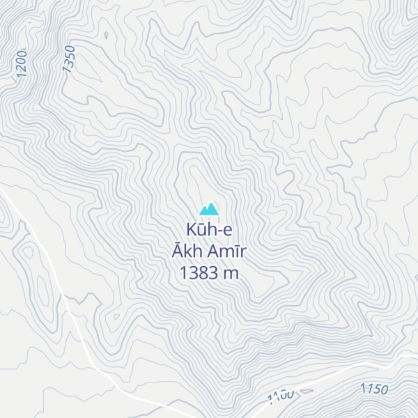 Map of Kūh-e Ākh Amīr