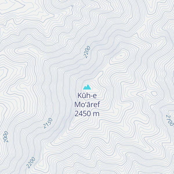 Map of Kūh-e Mo‘āref