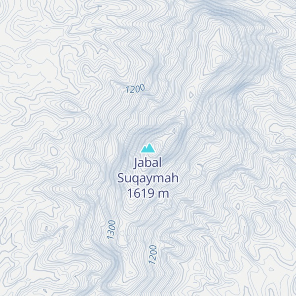 Map of Jabal Suqaymah