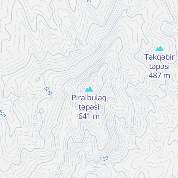 Map of Piralbulaq təpəsi