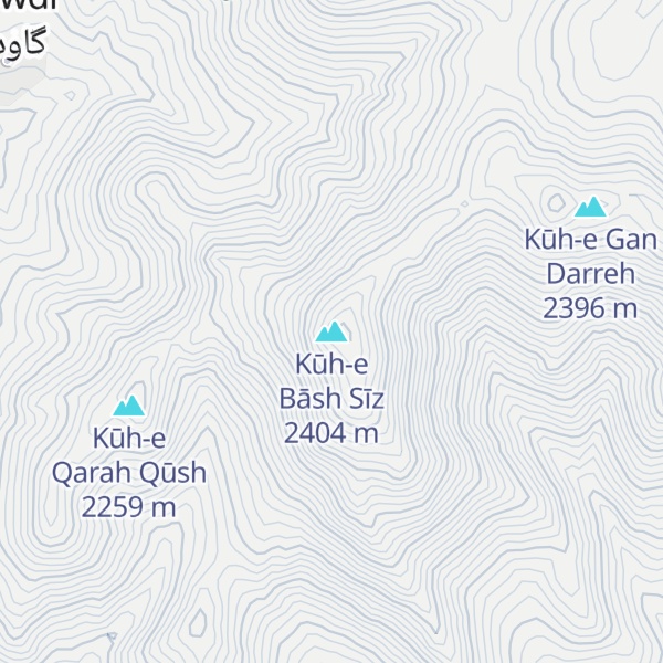 Map of Kūh-e Bāsh Sīz
