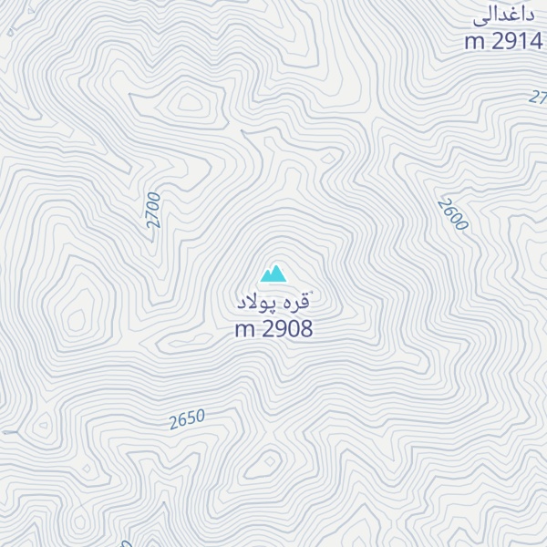 Map of قره پولاد