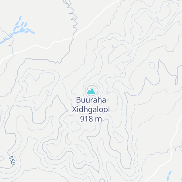 Map of Buuraha Xidhgalool