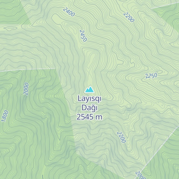 Map of Layısqı Dağı