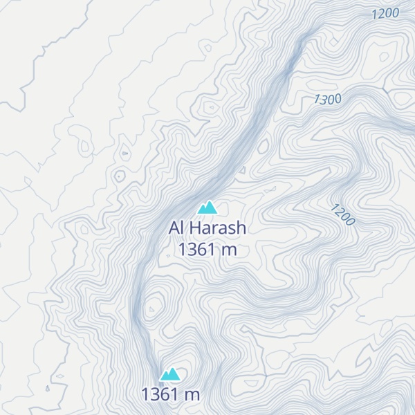 Map of Al Harash