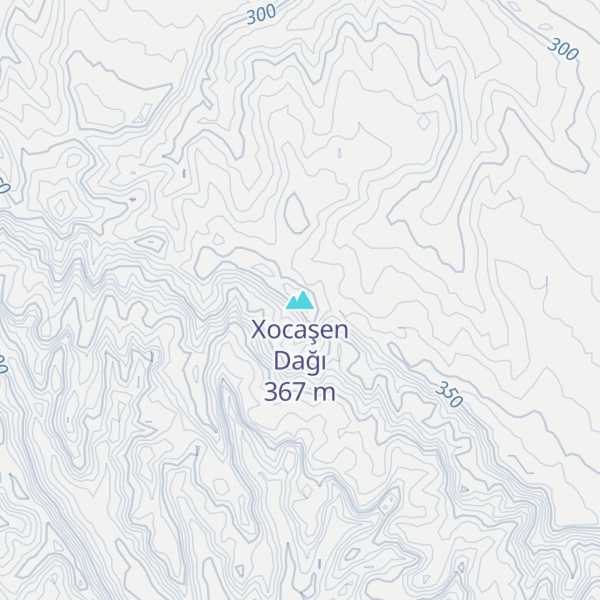 Map of Xocaşen Dağı