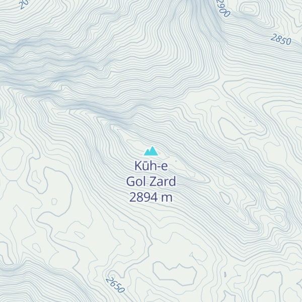 Map of Kūh-e Gol Zard