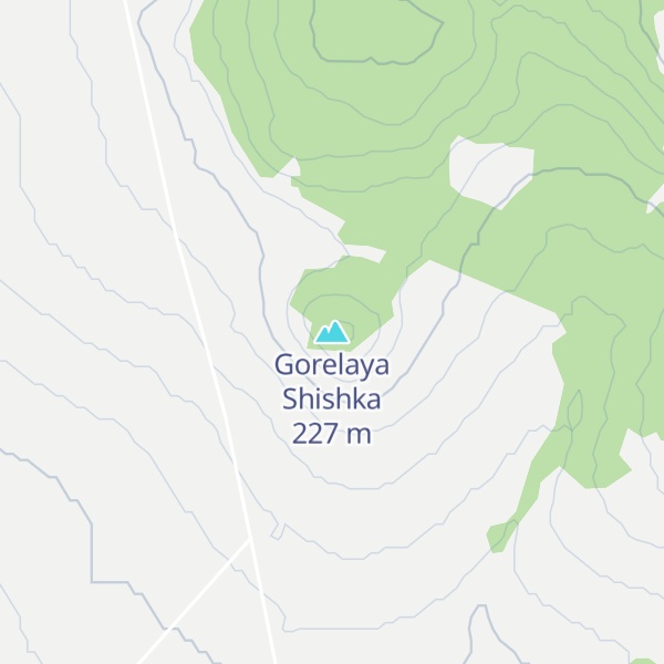 Map of Gorelaya Shishka