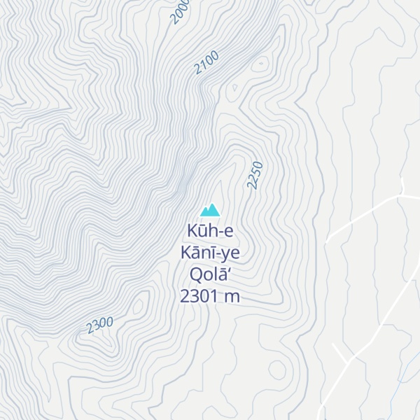 Map of Kūh-e Kānī-ye Qolā‘