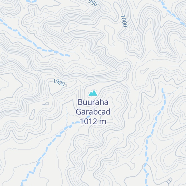 Map of Buuraha Garabcad