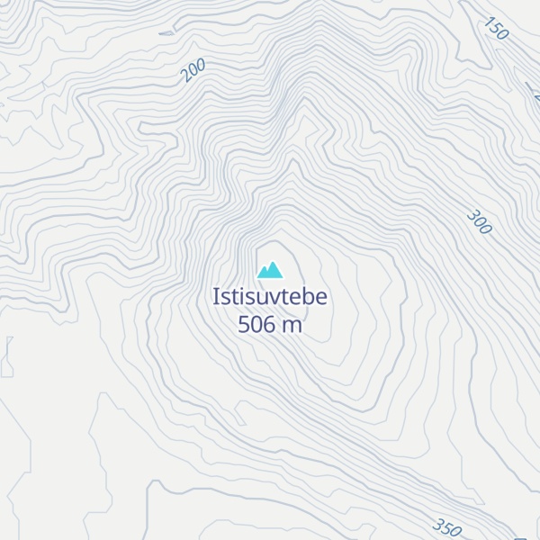 Map of Istisuvtebe