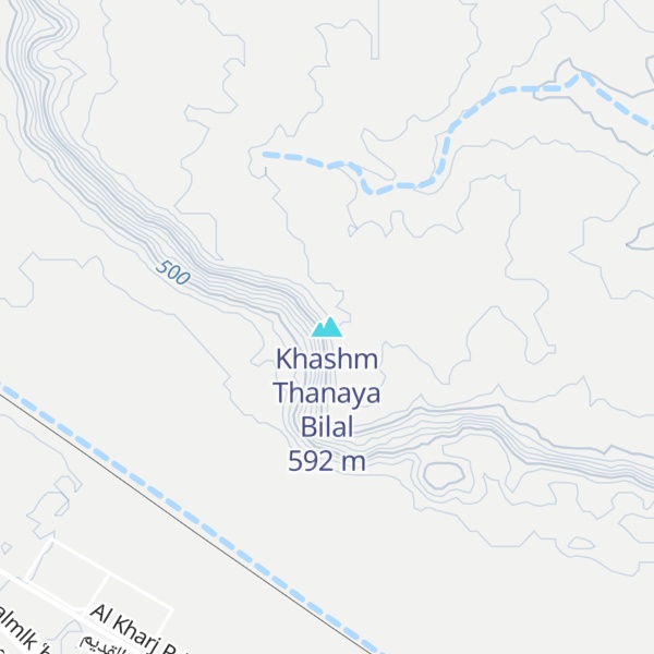 Map of Khashm Thanaya Bilal