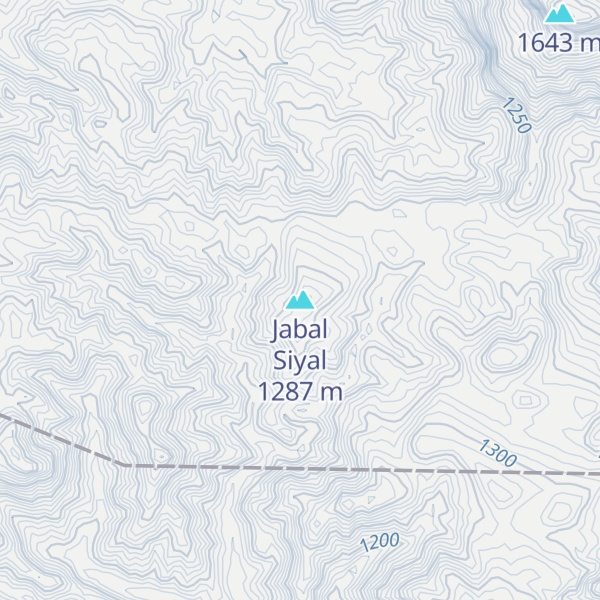 Map of Jabal Siyal