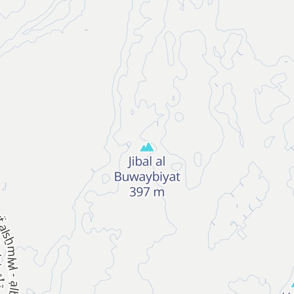 Map of Jibal al Buwaybiyat