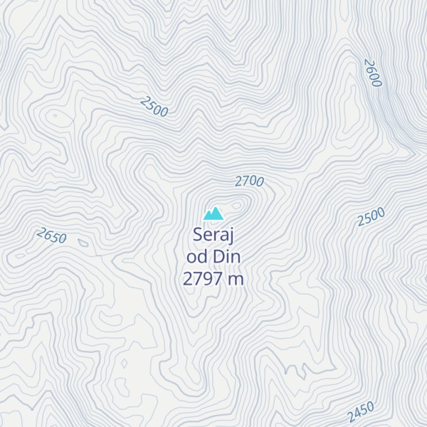 Map of Seraj od Din