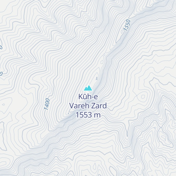 Map of Kūh-e Vareh Zard