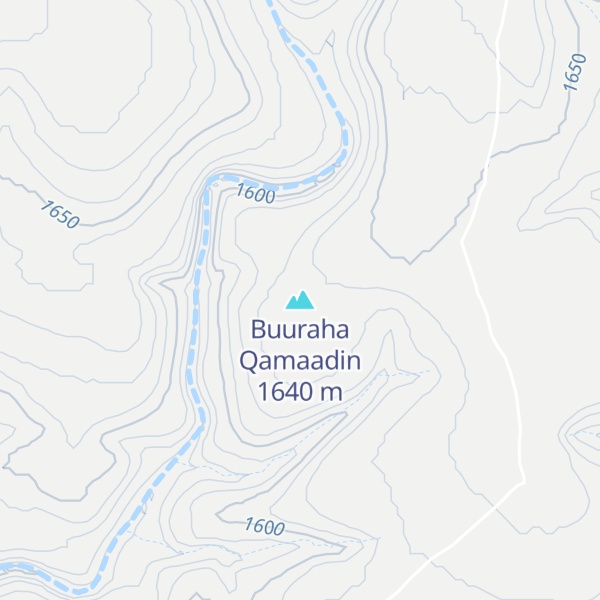 Map of Buuraha Qamaadin