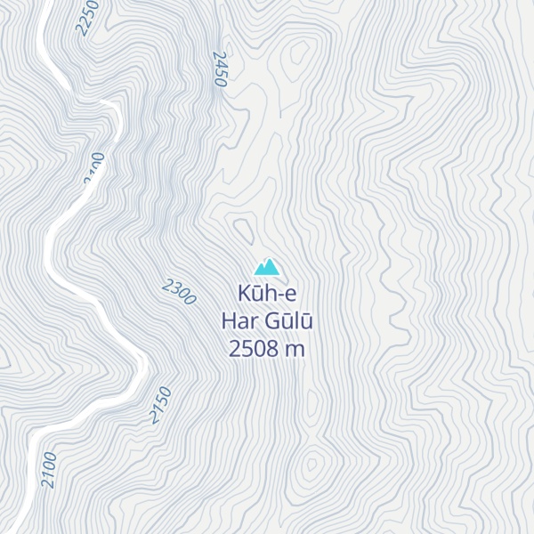 Map of Kūh-e Har Gūlū
