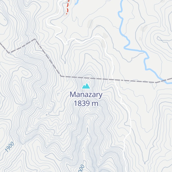 Map of Manazary