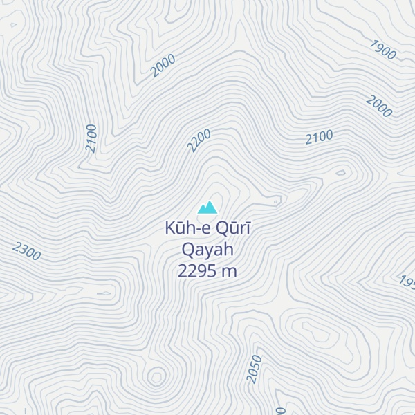 Map of Kūh-e Qūrī Qayah