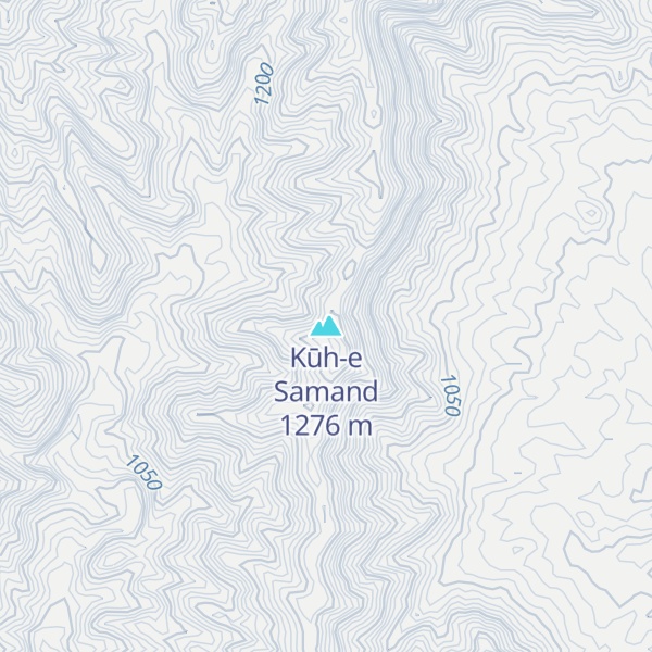 Map of Kūh-e Samand