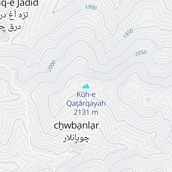 Map of Kūh-e Qaţārqayah